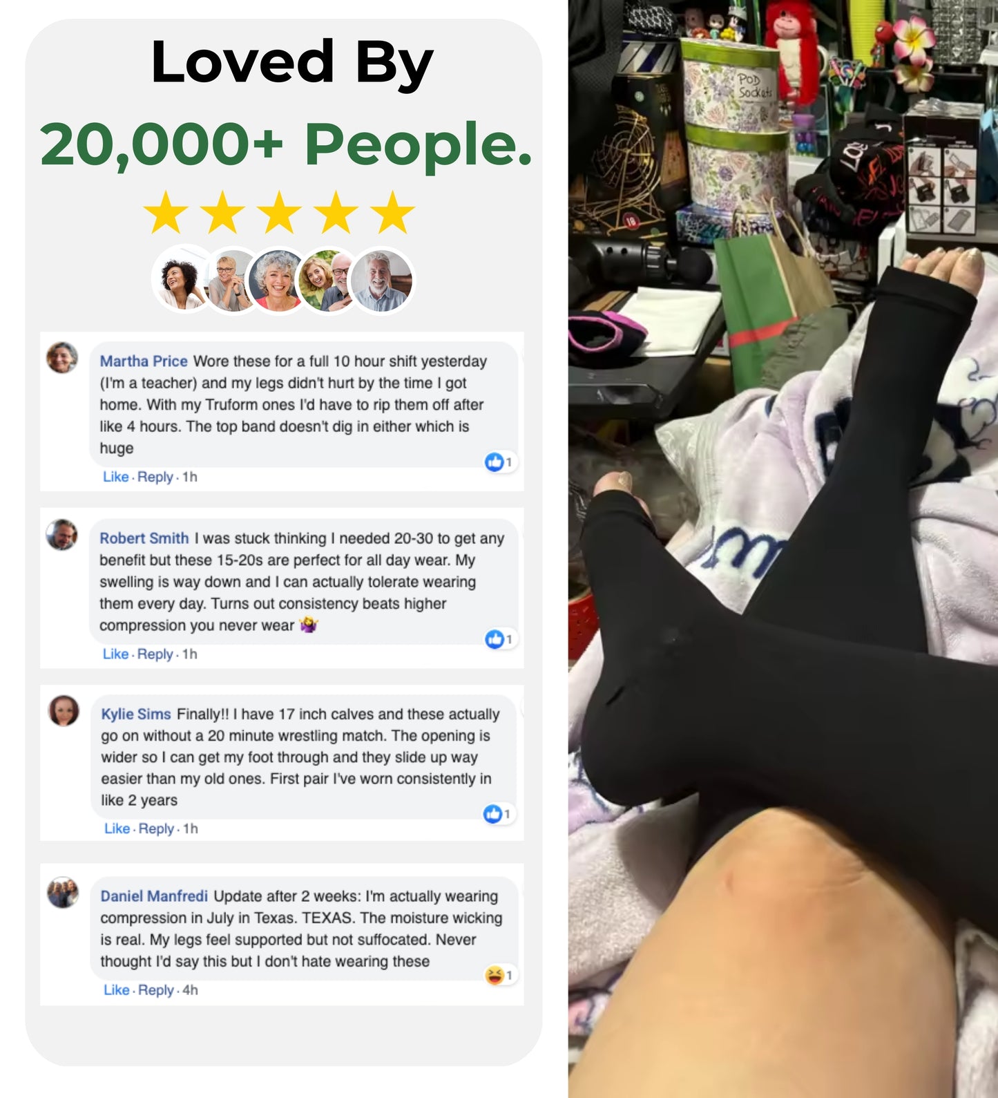 TheRelief™ Wide Compression Socks